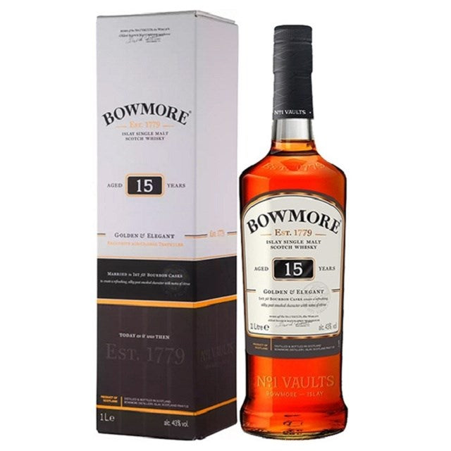 Bowmore 15yo Single Malt 700mL