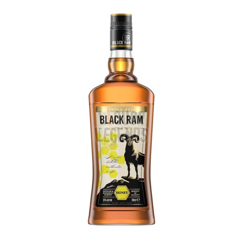 Black Ram Honey Whisky 1L
