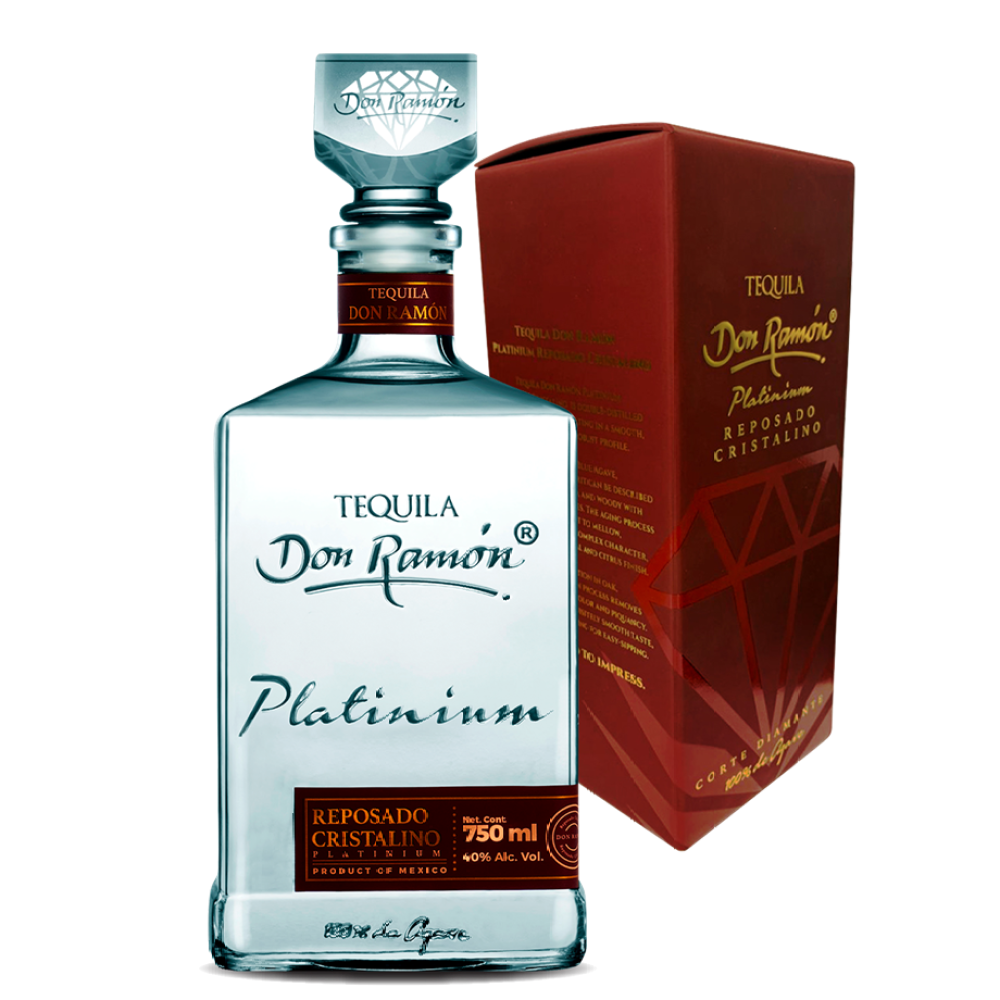 Don Ramon Platinum Reposado Cristalino 750mL