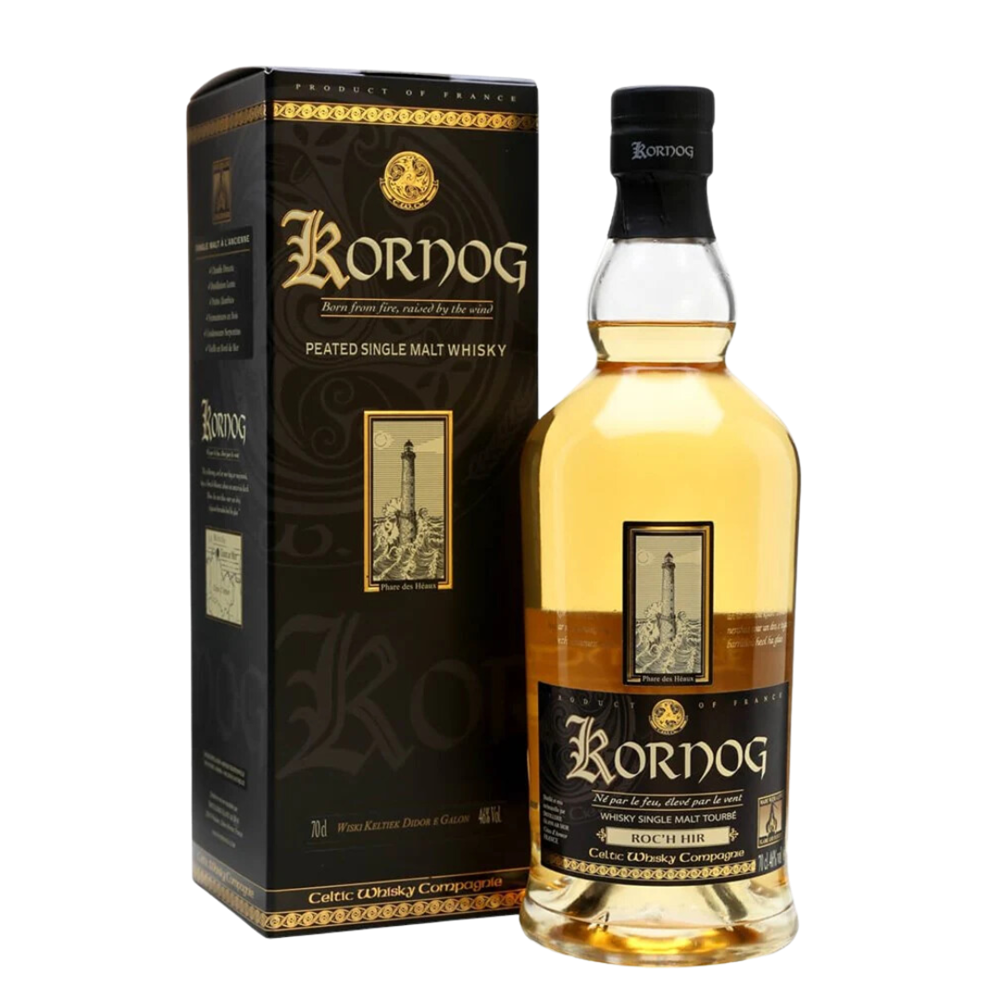 Glann Ar Mor Kornog Roc'h Hir Peated Single Malt 700mL