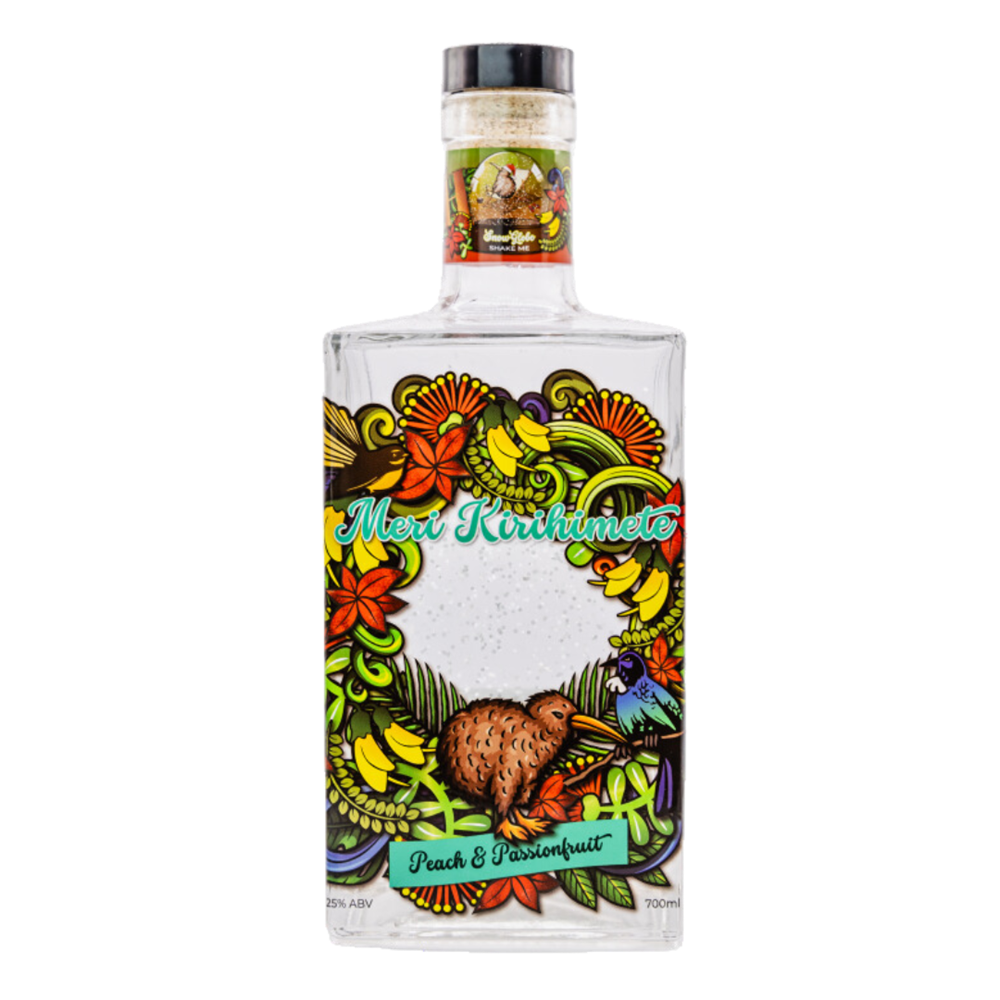 Lady H Duchess Meri Kirihmete Snow Globe Peach & Passionfruit Gin Cup 700ml