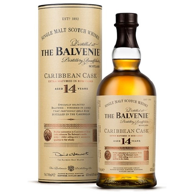 Balvenie 14yo Carribean Cask Single Malt 700mL