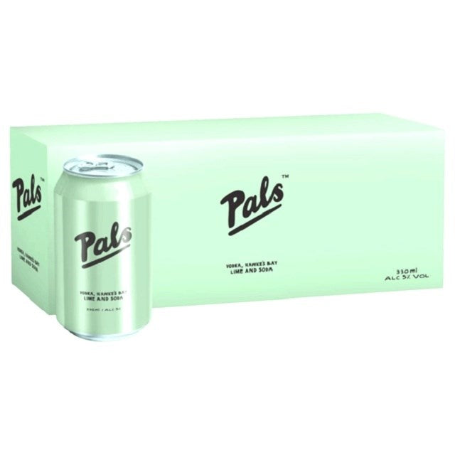 Pals Vodka Lime Soda 10x330mL