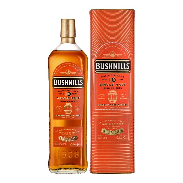 Bushmills 10yo Sherry Cask Irish Whiskey 1L