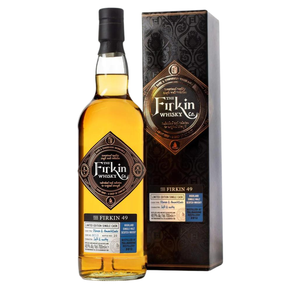 Firkin Whisky 'The Firkin 49' Tullibardine Oloroso & Amontillado Cask Aged 700mL