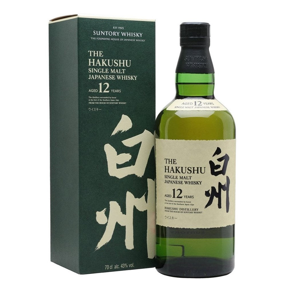 Hakushu 12yo Japanese Whisky 700mL