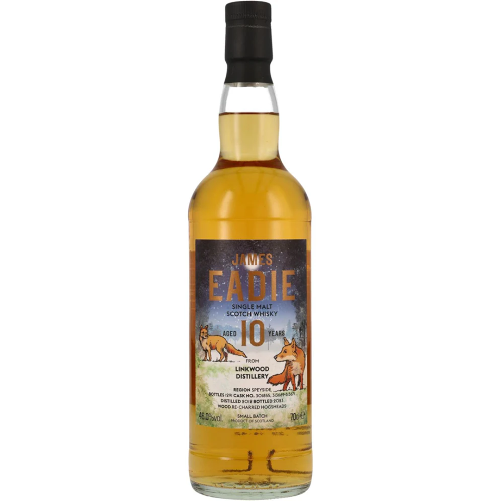 James Eadie Linkwood 10YO ReCharred Hogsheads 'The Fox' 46% 700mL