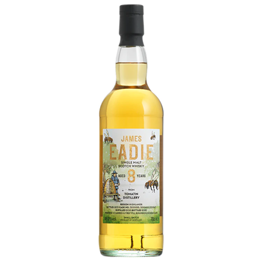 James Eadie Tomatin 8YO First Fill Bourbon & ReCharred Hogsheads 'The Beehive' 46% 700mL