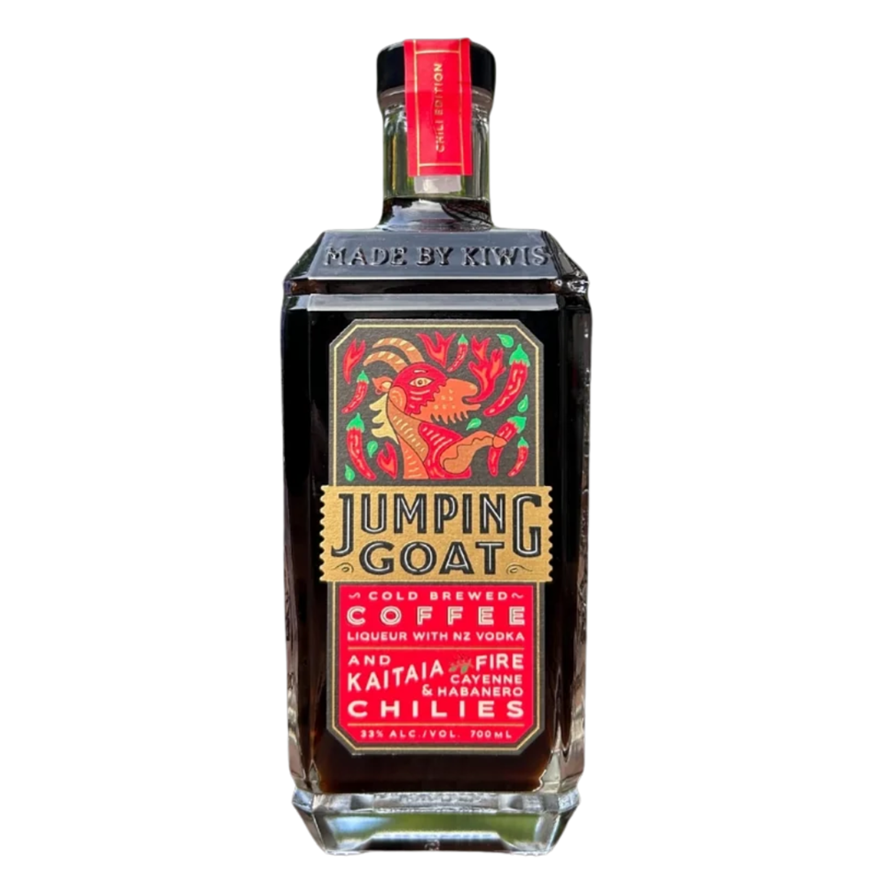 Jumping Goat Cold Brewed Coffee with Kaitaia Fire Liqueur 700mL