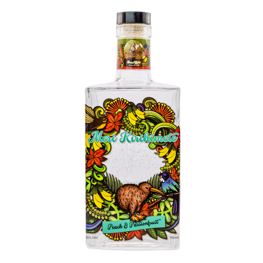 Lady H Duchess Meri Kirihmete Snow Globe Peach & Passionfruit Gin Cup 700ml