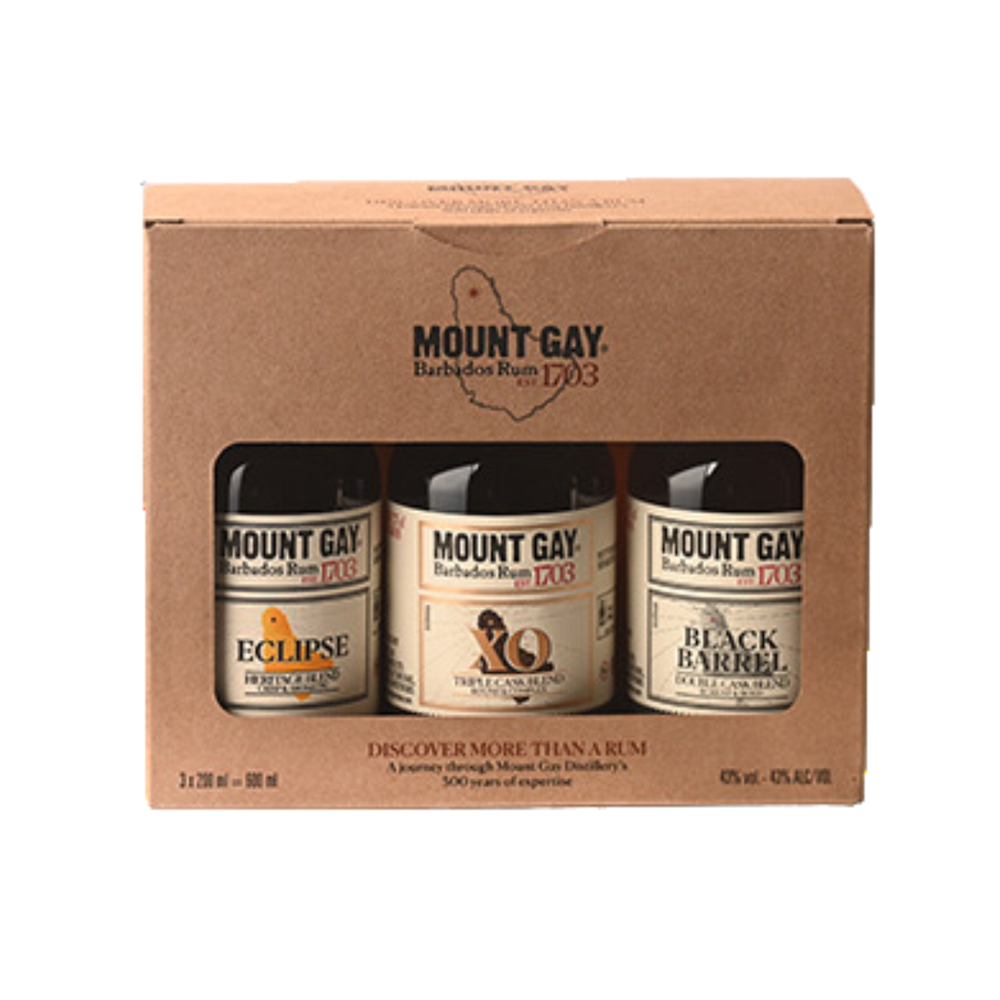 Mount Gay Rum Discovery Pack 3x200mL