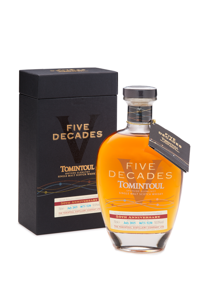 Tomintoul Five Decades Single Malt 500mL