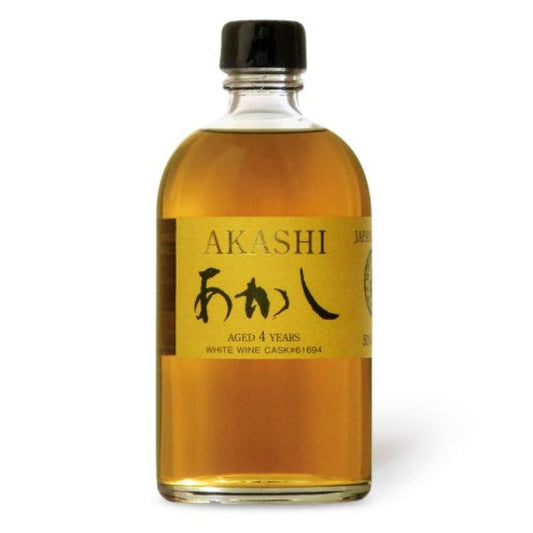 Akashi 4yo White Wine Cask Finish Japanese Whisky 500mL