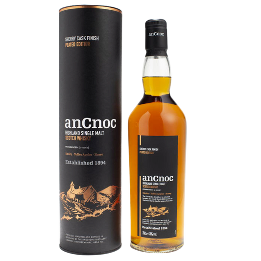 AnCnoc Sherry Peated Single Malt 700mL