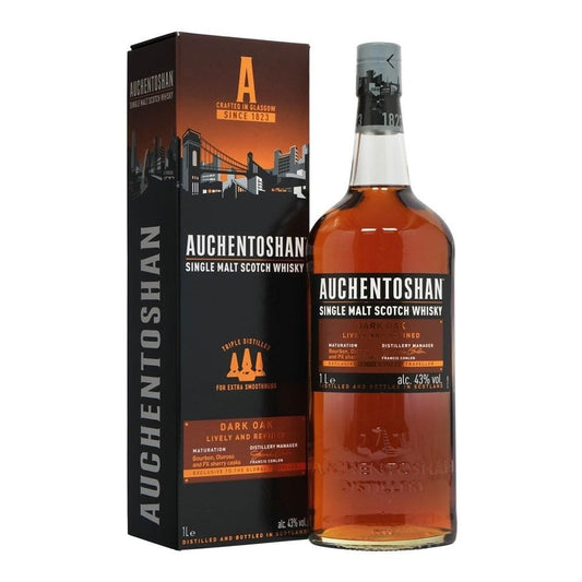 Auchentoshan Dark Oak Single Malt Whisky 1L