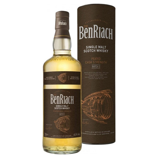 Benriach Peated Cask Strength Batch 2 Single Malt 700mL