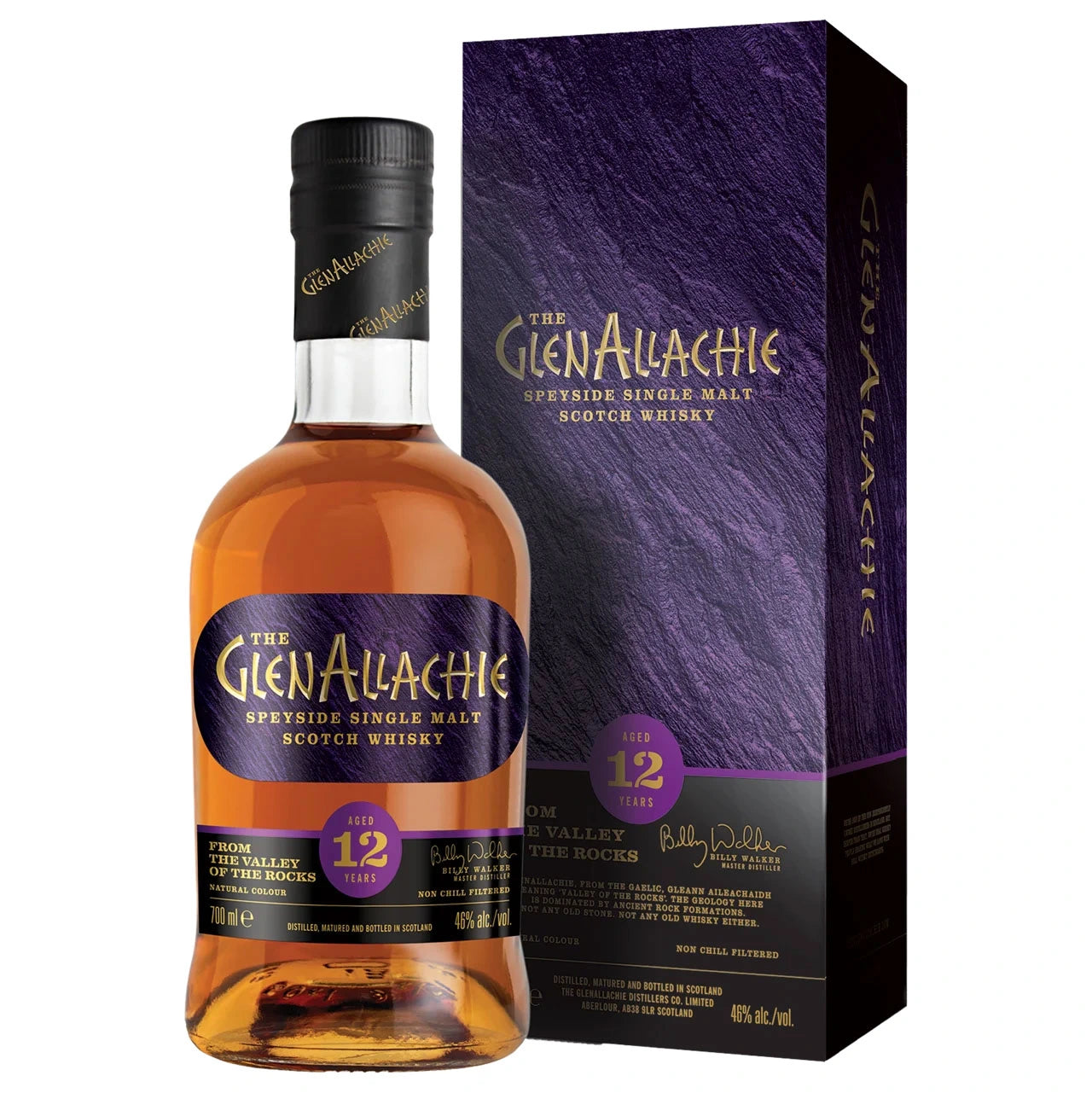 GlenAllachie 12yo Single Malt 700mL