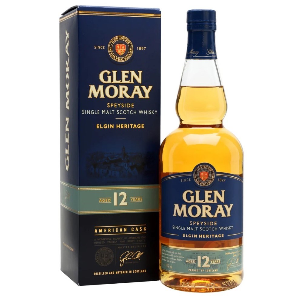 Glen Moray 12yo Single Malt 700mL