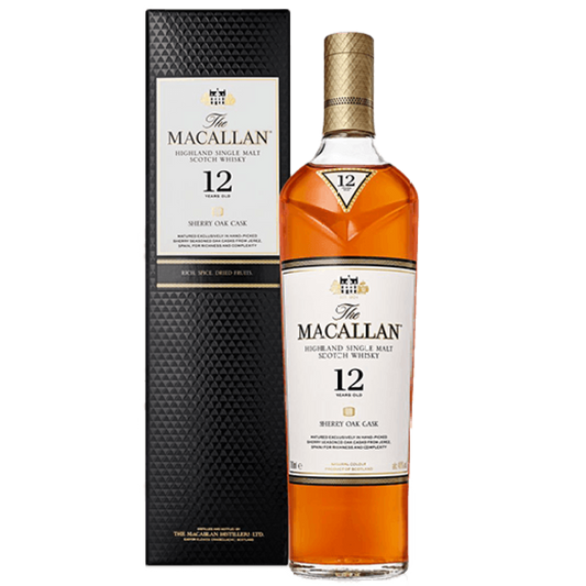 The Macallan 12yo Sherry Oak Single Malt 700mL