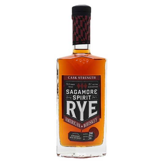 Sagamore Cask Strength Straight Rye Whiskey 750mL