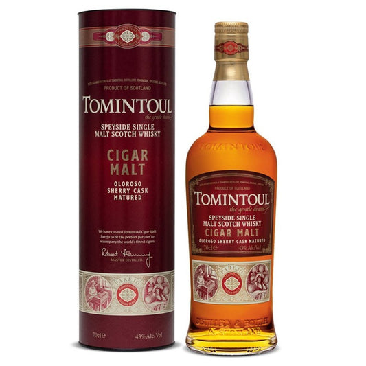 Tomintoul Cigar Malt Oloroso Sherry Cask Matured 700mL