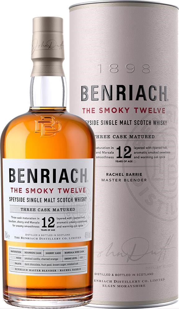 Benriach 12yo 'The Smokey Twelve' Three Cask Matured 700mL