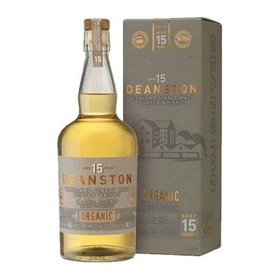 Deanston 15yo Organic Unchill Filtered Whisky 700mL