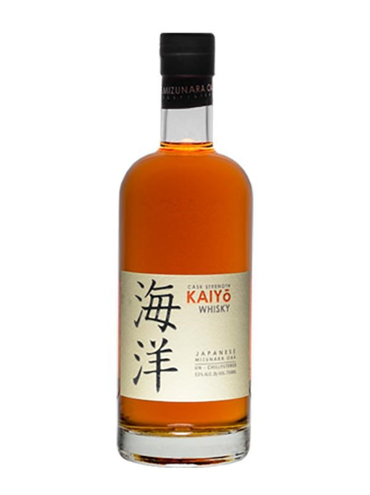 Kaiyo Mizunara Oak Cask Strength Whisky 750mL