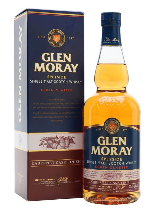 Glen Moray Cabernet Cask Finish Single Malt 700mL